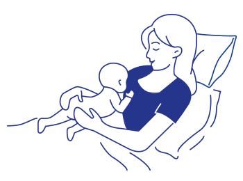 Stillposition zurückgelehnt | Babyservice