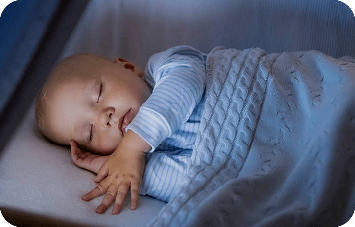 Auf dem Rücken schlafen | Babyservice