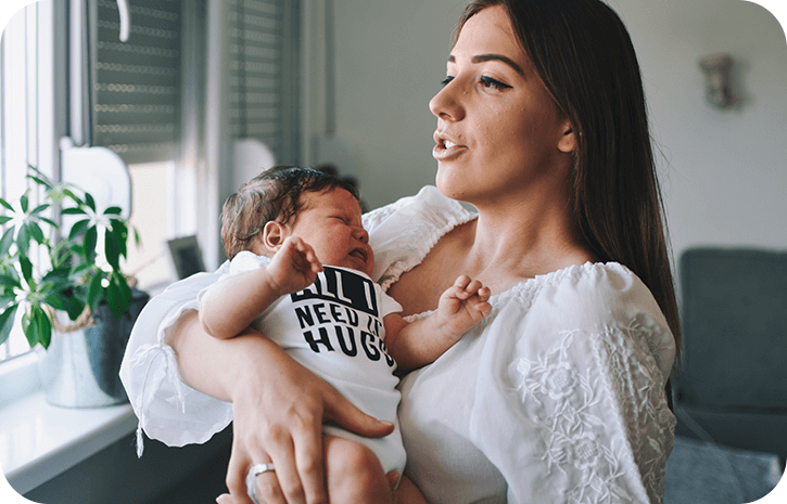 Mama mit Baby  | Babyservice