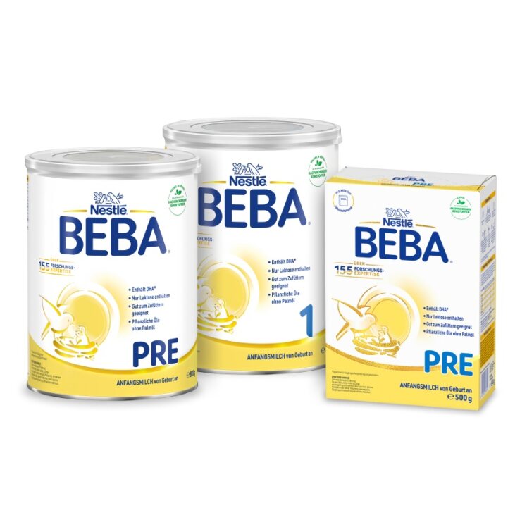 Name: BEBA Säuglingsanfangsnahrung Produktvorteile neue Rezeptur